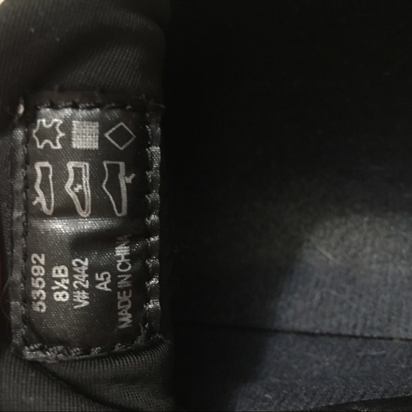 Land’s End Navy Leather Shoes 8.5 - Picture 7 of 9